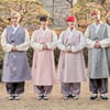 티아이오티, 설날 맞아 4인 4색 한복 화보.."행복한 설날 되세요"