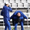 [포토] 주민규 '대표팀 훈련, 이런 느낌이군'