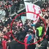 '몽규 나가' 깃발 뺏으려다 '무력 충돌'→손에 피까지... KFA "경호업체 직원 '돌발 행동' 유감" 입장 밝혔다