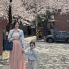 '윤남기♥' 이다은 만삭 D라인..벚꽃만큼 예쁜 미소 '활짝'