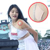 [포토] 김이서 '부상투혼? 타투 가림막?'