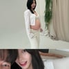 '이지훈♥' 아야네, 30주 차 만삭 D라인 공개 "사랑 가득 키울 것"