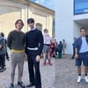 '190cm' 변우석, 해외 셀럽보다 큰 키..밀라노서 압도적 피지컬 자랑