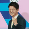 이재후 아나운서 '대한민국 선수단 화이팅'[★포토]