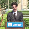 세븐틴 조슈아, '유네스코 임명식' 연설 "청년 대표해 영광스럽고 감개무량"