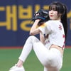 [포토] 유주 '고척돔 숨죽인 여자친구 와인드업'