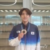 '박태환 이후 12년 만' 김우민, 동메달이 자극 됐다 "다음 올림픽에선 색깔 바꿔보고파" [인천공항 현장]