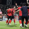 우주의 기운이 강원에 모이나, 짜릿한 역전승→2~4위 팀은 모두 졌다... 구단 첫 우승 도전