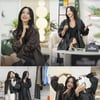 한예슬, MZ '고양이 귀' 포즈.."이거 레오가 알려줬다"(오늘 뭐 입지?)[종합]
