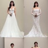 '10월 결혼' 송지은, ♥박위 또 반한 웨딩드레스 자태 "리액션 덕분 행복"