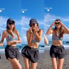 '텐션 UP' 박한별, 수영복 입고 애교♥ 무슨 일?..'사랑스러워' 챌린지