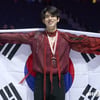 '시즌 첫 그랑프리 동메달' 피겨 간판 차준환 "실수들 잘 보완하겠다"... 고난도 점프 완벽 성공
