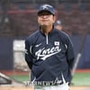 "김영웅 정상 훈련 안 돼" 류중일 감독 한숨, 6일 상무전 안 되면 대만행도 어렵다 [고척 현장]