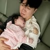 '김다예♥' 박수홍, '생후 90일' 딸 속눈썹에도 감탄 "엄마 닮아"