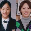 황정음, 복사 수준 '고등 졸업사진' 셀프 공개.."가르마 방향만 바뀌었네"
