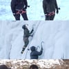 '영하 8도 얼음물' 입수 누구?..이상민·김승수, 104m 빙벽 등반 대결 [미우새]