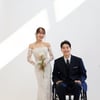 '송지은♥' 박위, 두 발로 선 웨딩 화보.."꼭 일어서서 다시 찍을 것"
