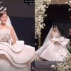 티아라 효민, 국내 단 '2벌'뿐인 드레스 입었다..'최고급 브랜드' [스타이슈]