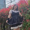 트랜스젠더 풍자, 메이드 카페 취업한 줄..시스루 의상+타투 조합