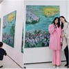 솔비, 천국에 계신 아버지께 띄우는 편지..그림 본 여배우 '감동' [스타이슈]