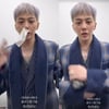 "없어져라 얍" 지드래곤, 콧구멍 휴지로 '홀로그램 마술'..신기하네?