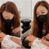 오나라, 신생아 바라보며 행복한 표정.."아기 천사"
