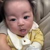 윤진이, '생후 2달' 둘째 딸 공개..얼굴 절반이 눈 "나의 외계인"