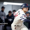 '타율 0.179→1군 복귀' 롯데 윤동희, 류현진에 초구 직격 120m 홈런 폭발! '시즌 2호' [부산 현장]