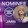방탄소년단 지민, 美 '아메리칸 뮤직 어워드' 페이보릿 K팝 아티스트 노미네이트
