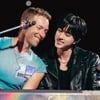 "마이 브라더♥" 방탄소년단 진, 콜드플레이 韓 마지막 공연 환상 입맞춤·열광 무대