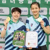 '뜨거운 페이스' 김나영-유한나, 국제대회 이어 종별탁구선수권 女일반 복식 우승