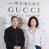 구찌 임팩트 어워드 참석한 '그녀에게' 이상철-김재화[★포토]