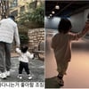 이민정 딸 "싸돌아 다니는거 좋아할 조짐"..비와도 나간다 [스타이슈]