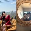 'SBS 퇴사' 김다영, ♥배성재와 다정한 볼 뽀뽀 "새 인생의 출발"