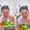 '150kg→88kg 감량' 미나 시누이, 현실은 울면서 다이어트..극한의 샐러드 먹기