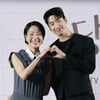 김신록-유수빈 '다정한 손하트'[★포토]