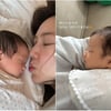 '이규혁♥' 손담비, 육아 스킬 UP..딸 재우기도 완벽 "해이가 잘자면"
