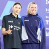 [포토]'프랑스 크리스티나 바우어'와 김연경