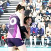 [포토]]'효린 축하공연에' 코트로 뛰쳐나온 김연경