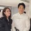 "BH 잘랐어요" 이민정, 안성재와 투샷..남편 이병헌은 삭제