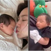 '이규혁♥' 손담비, 출산 후 손목 아파도..잠든 딸 안고 '행복'