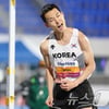 폭우 그치자 우상혁 우승했다! 2m29 넘고 아시아선수권 2연패... '스마일 세리머니' 작렬 [구미 현장]