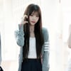 이즈나 최정은 '강아지 가방과 함께' [★포토]