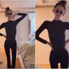 '최진실 딸' 최준희, 쫄쫄이 패션..170cm, 41kg 앙상한 다리