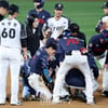 '경기 중 피까지 토하더니...' 롯데 新 리드오프 결국 입원한다 "폐 타박 진단, 4~5일 치료 후 부산 복귀"