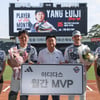 두산 '5월 타율 0.354 폭발' 양의지 'ERA 1.98' 잭로그, 팀 내 '아디다스 5월 MVP' 선정