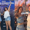150kg→78kg 미나 시누이 DJ 페스티벌 떴다..아이돌 비주얼 '뿜뿜'