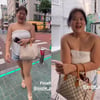 미나 시누이, 72kg 감량→당당 노출..어깨+허벅지 드러내고 모델 워킹