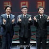 신준철-장동혁-김민기, 피카디리역 열차장 인사드립니다[★포토]
