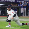 [포토] 감보아 '송구 높았나?'